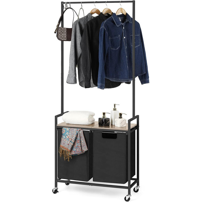 Portant à vêtements 11,8 po