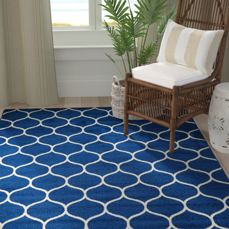 Llanet Geometric Indoor Rug, Rectangle 9' x 12'