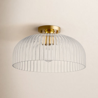 Whistler Single Light Semi Flush Mount