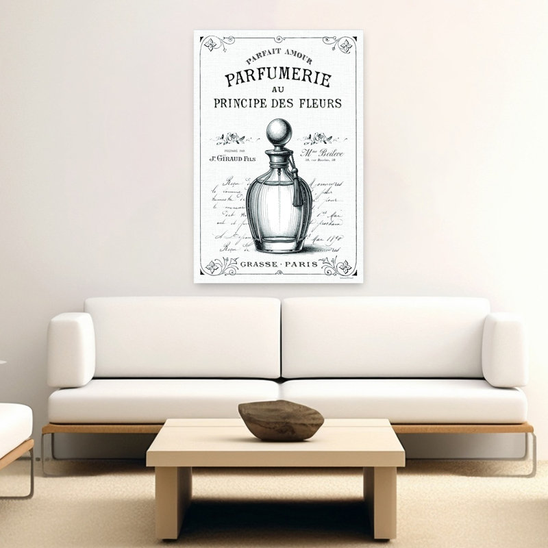 Parfumerie, art mural rétro élégant et rétro, H 60 po x l 40 po