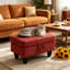Repose-pieds rembourré en flanelle avec repose-pieds Athiste-1662927493