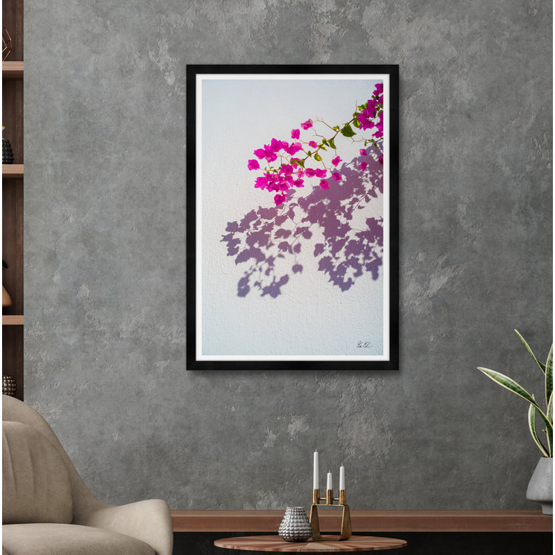 Bougainvillea Stucco I Print by Tim Klein