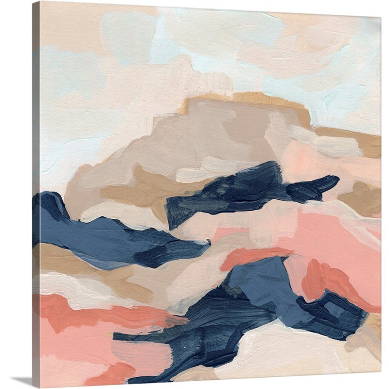 «Dappled Mesa II» par June Erica Vess - reproduction de photo, H 12 po x l 12 po x P 1,25 po, Toile tendue