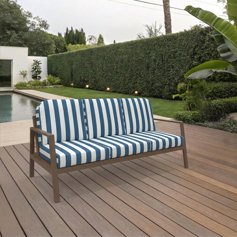 Ensemble de coussins de canapé Sunbrella® avec mousse à haute densité de 5 po, ensemble de 3 coussins de banc