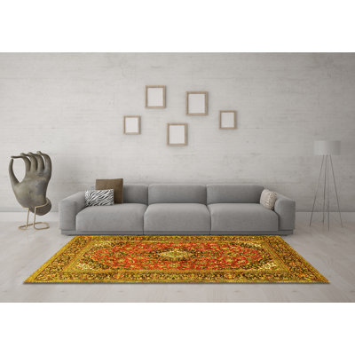 Tapis traditionnels jaunes 1171