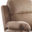 Fauteuil inclinable brun avec accoudoirs coussinés