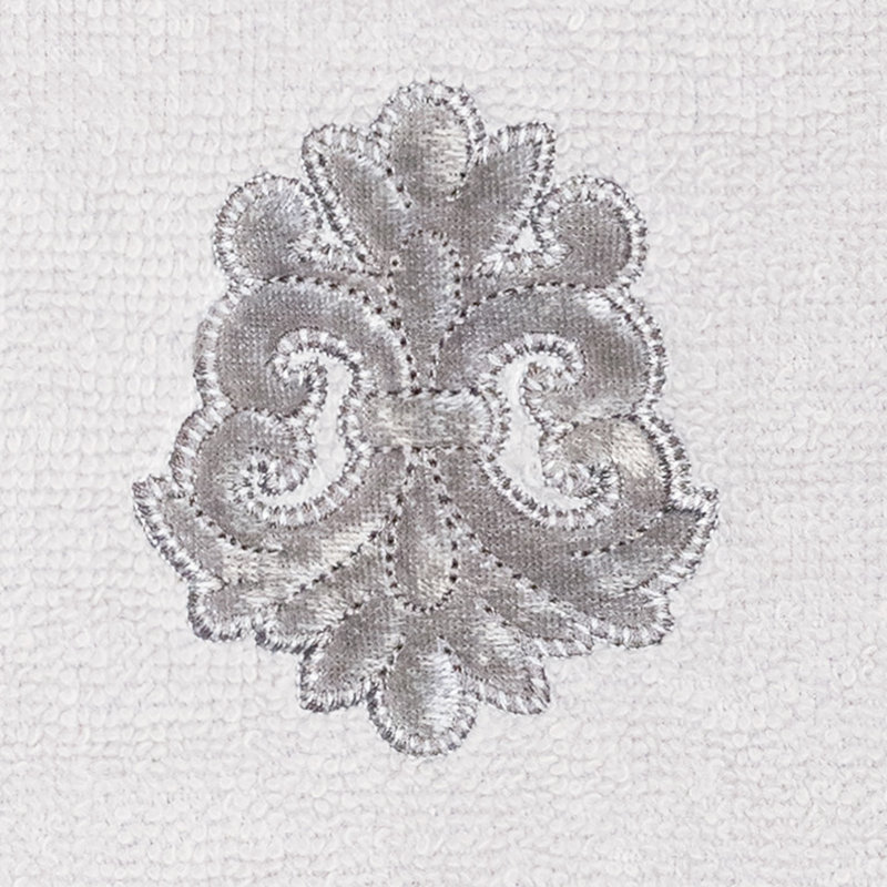  1 Turkish Cotton Fingertip Towel, Silver