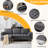 Upholstered 85.83'' Sofa & Chaise-90623420