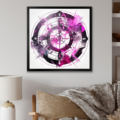 Troisième œil, symbole de chakra mauve I - imprimé