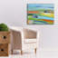 «Epic Graffiti» «Drifting Horizons No. 2» par Jan Weiss, art mural sur toile, 34 po x 26 po