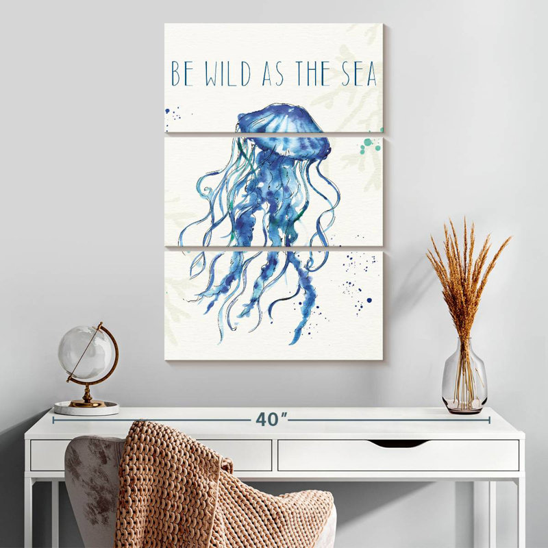 Tergel Deep Sea VI, 32'' H x 20'' W