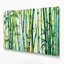 Toile hawaïenne en bambou, art mural beige sur toile