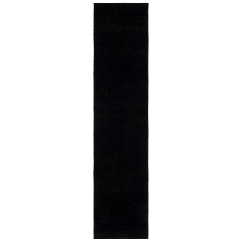 Artzt Black Area Rug, Runner 2' x 9'
