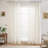 Semi Sheer Scalloped Edge White Coastal Beach Window Curtains for Living Room Bedroom 2 Panels Rod Pocket-1854734664-1869890792
