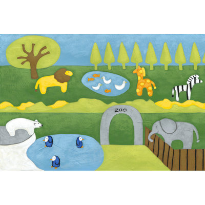 Storybook Zoo by Chariklia Zarris - Wrapped Canvas Art Prints