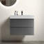 Meuble-lavabo simple mural 29,9 po avec plateau en pierre reconstituée Haverstraw-2117802417