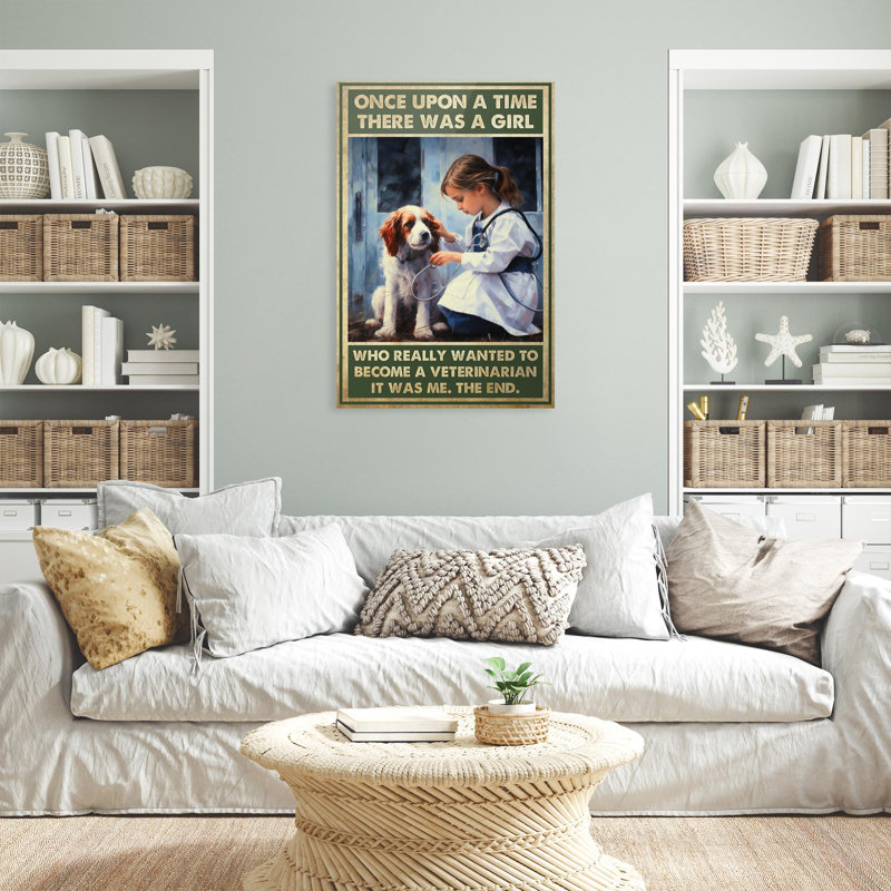 "Isyla A Girl To Becher", impression sur toile, H 36 po x l 24 po x P 1,25 po