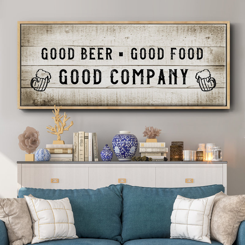 Good Company- Framed Canvas