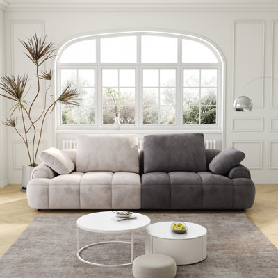 86.6″ Large Size Two Seat Sofa,Modern Upholstered