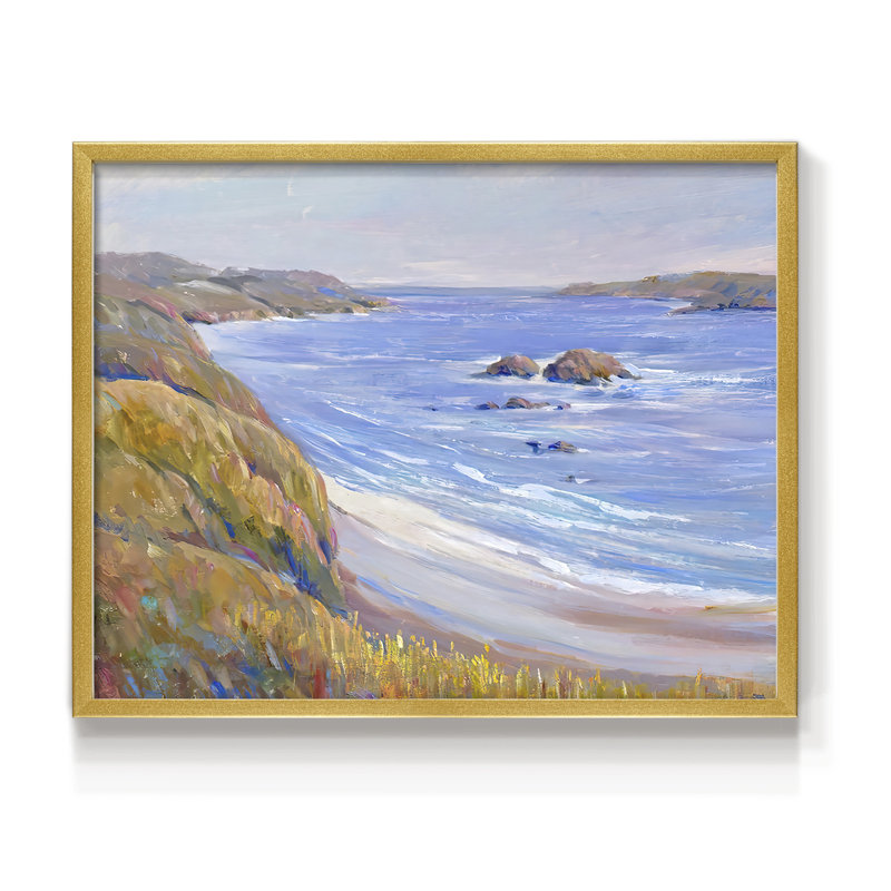 Along the Coast I -Framed Print - Restickable