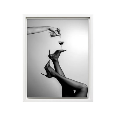 Cocktail sur des talons hauts