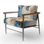 Paper Euphoria I - Fauteuil d'appoint rembourré abstrait-112889654