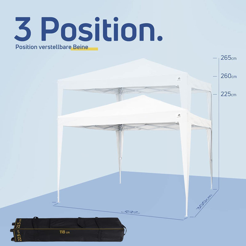 3m x 3m Metal Party Tent