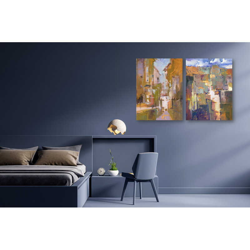 Marrakesh Set by John Beard - Artist Enhanced Canvas Print, 24" H x 40" W x 1.5" D, Unframed