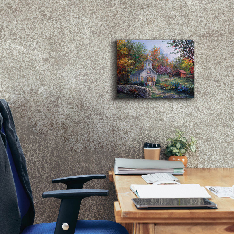  «Woration In The Country» par Nicky Boehme, art mural sur toile, 16 po x 12 po, H 12 po x l 16 po