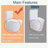 Elongated One Piece Toilet White