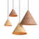 Hanrahan 3 Light Pendant in Light Walnut