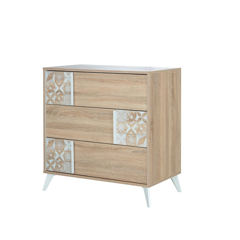Commode 3 tiroirs L 31,91 po Larson