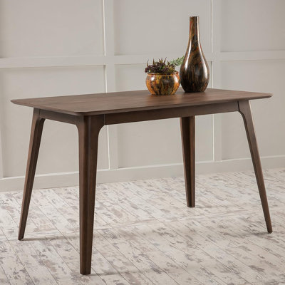 Pieds de table de salle à manger en bois massif, noyer