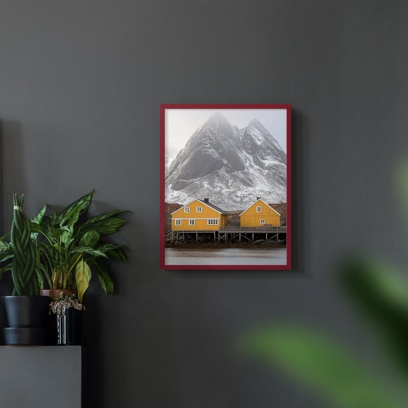 LANDSCAPES Series L - Impression encadrée de qualité supérieure - Prêt à être accroché - Aucun clou requis, H 11 po x l 9 po