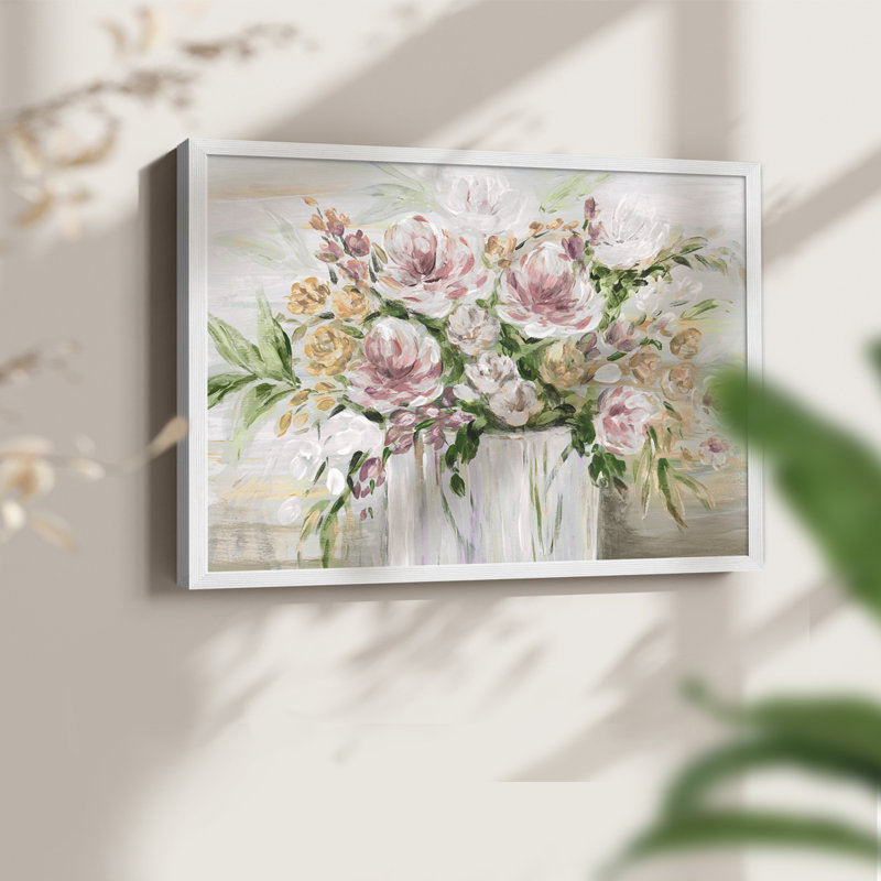 Soirée de printemps - Reproduction encadrée - Restickable, H 8 po x l 10 po, Blanc