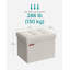 40cm Wide Velvet Tufted Rectangle Solid Colour Standard Ottoman with Storage-111000369