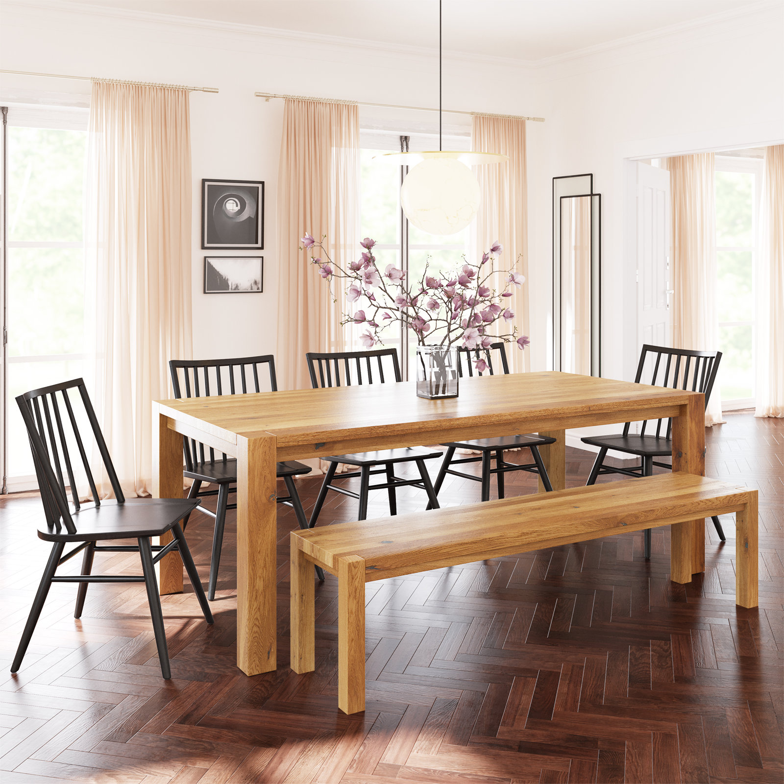 Shania Dining Chair, Black
