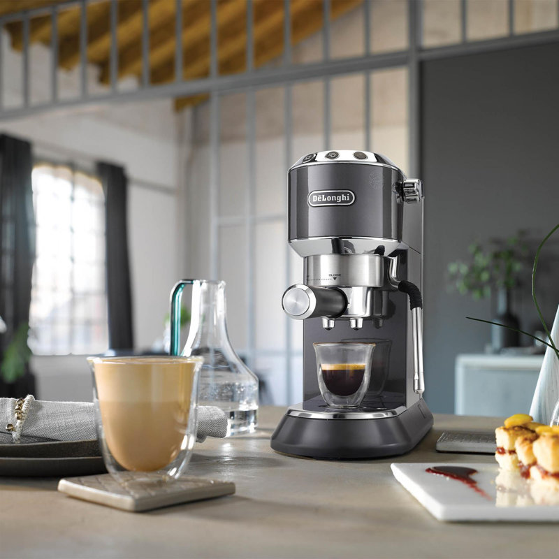 De'longhi Dedica Arte Manual Coffee Machine, Grey