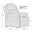 Fauteuil inclinable électrique Haywood Power Lift Assist
