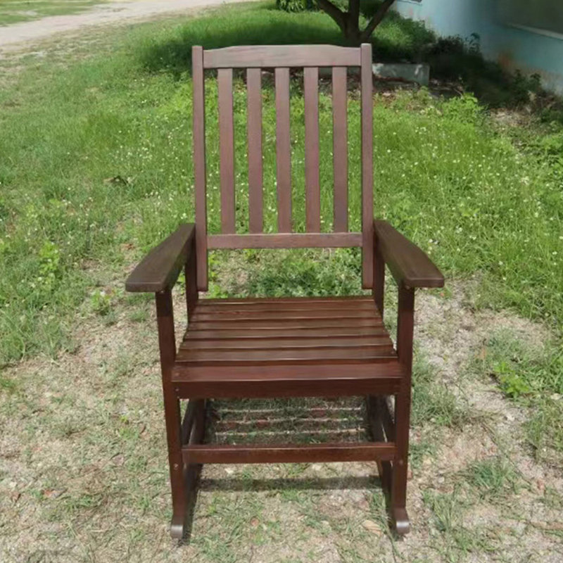 Chaise berçante Kincheloe, Brun