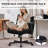 Comfortable Criss Cross Home Office Chair With Wheels-2061540684