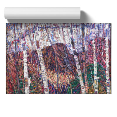 White Birches by Marsden Hartley - No Frame Painting