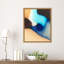 Reproduction d'art sur toile encadrée "Interlocking Colors VI" par Alonzo Saunders-102458573