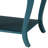 Teal 2-shelf End Table