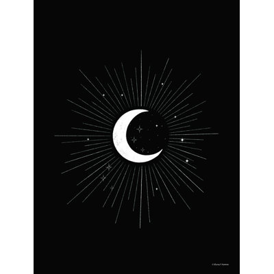 Lune astrologique, impression sur toile tendue