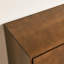 Buffet noyer Mid Century Modern Buffet. Armoire 47,3 po avec 2 portes et 3 tiroirs pour une utilisation quotidienne. Console décorative. Aspect. Fabrication robuste. Rangement suffisant. Décoration différente et polyvalente.
