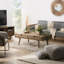 Stuttgart Solid Wood Four Leg Coffee Table with Storage