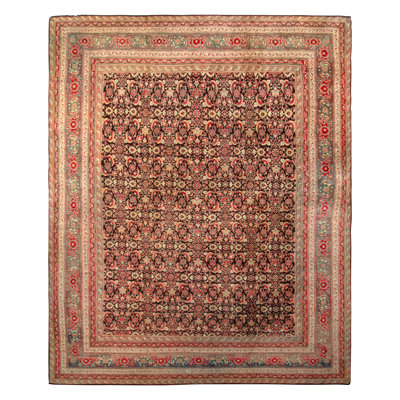 One-of-a-Kind Rectangle 12'0" X 14'6" Hand Knotted Area Rug