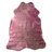 Handmade Mini Cowhide Pink Rug (46x40 inches)