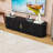 Wood TV Stand with Drawer and Sliding Doors